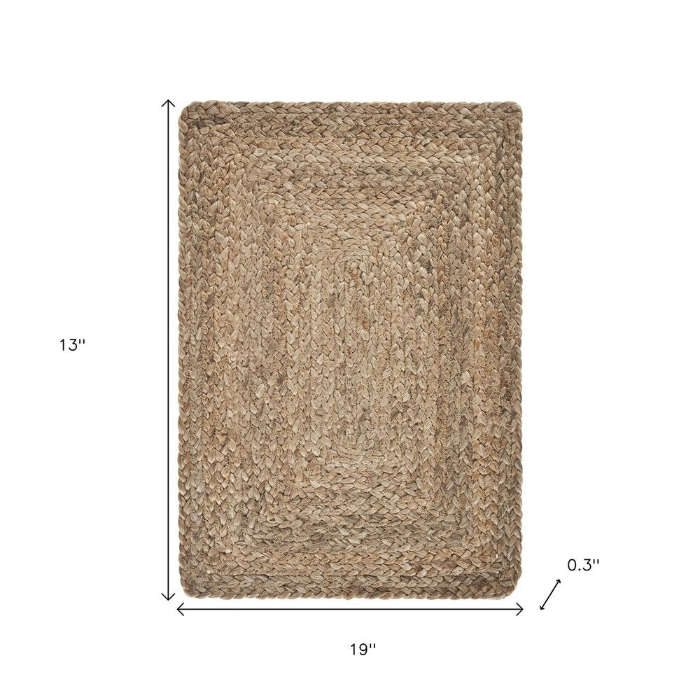 19" Set of Four Natural Jute Placemats