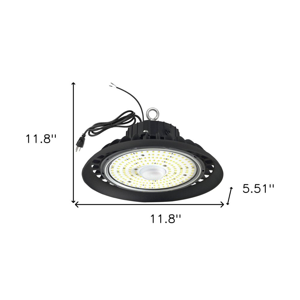 Black Metal LED Ceiling Light