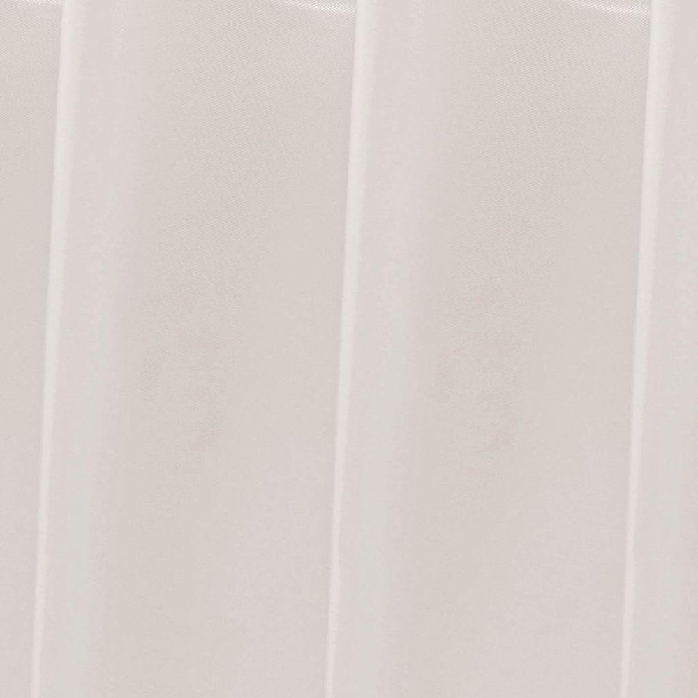 72" White Vinyl Shower Curtain Liner
