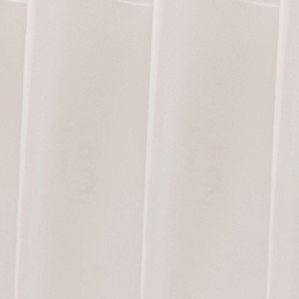 72" White Vinyl Shower Curtain Liner