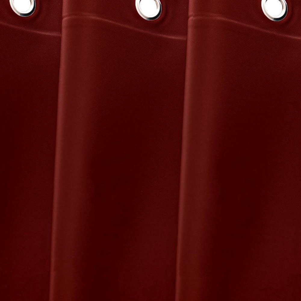 72" White Vinyl Shower Curtain Liner
