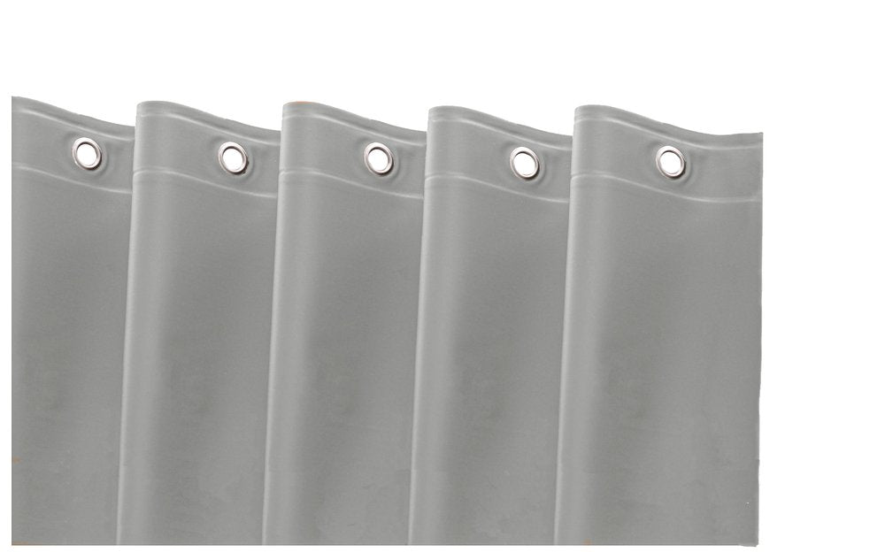 72" White Vinyl Shower Curtain Liner