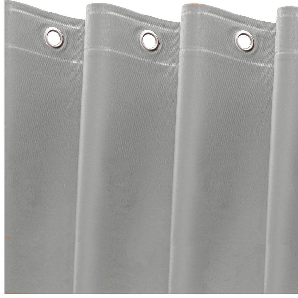 72" White Vinyl Shower Curtain Liner