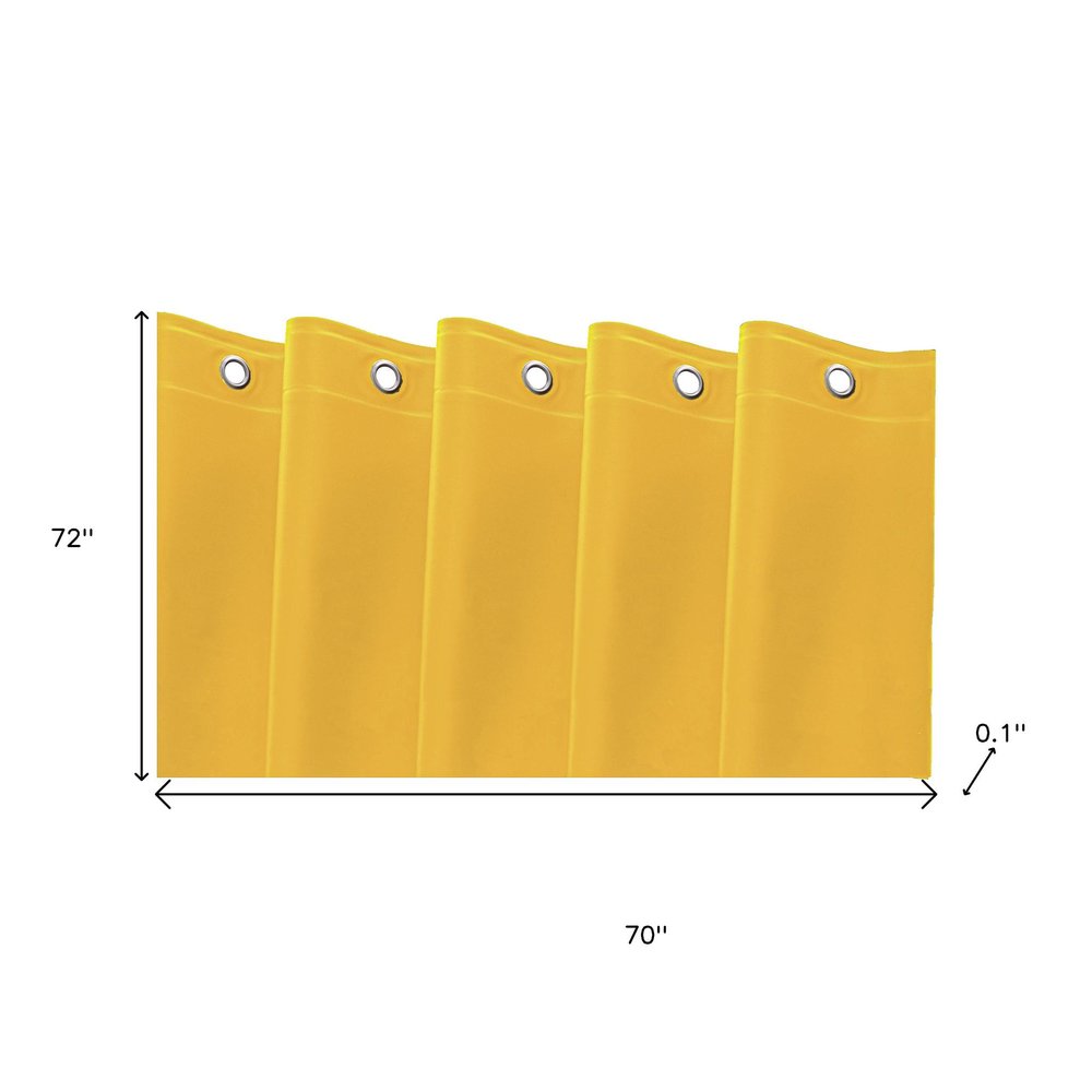 72" White Vinyl Shower Curtain Liner
