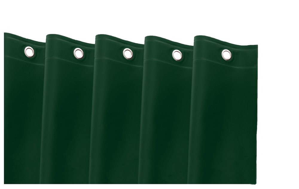 72" White Vinyl Shower Curtain Liner