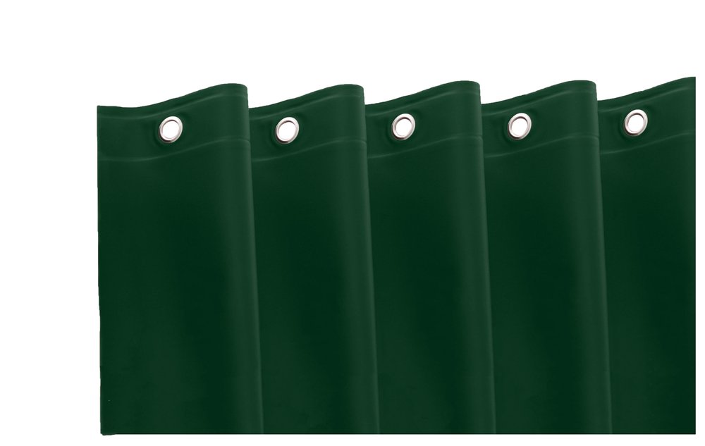 72" White Vinyl Shower Curtain Liner
