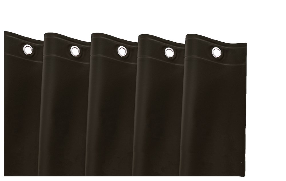 72" White Vinyl Shower Curtain Liner