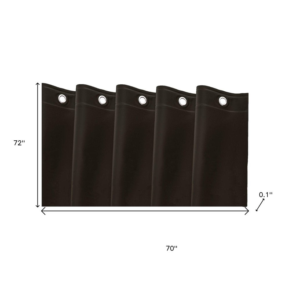 72" White Vinyl Shower Curtain Liner