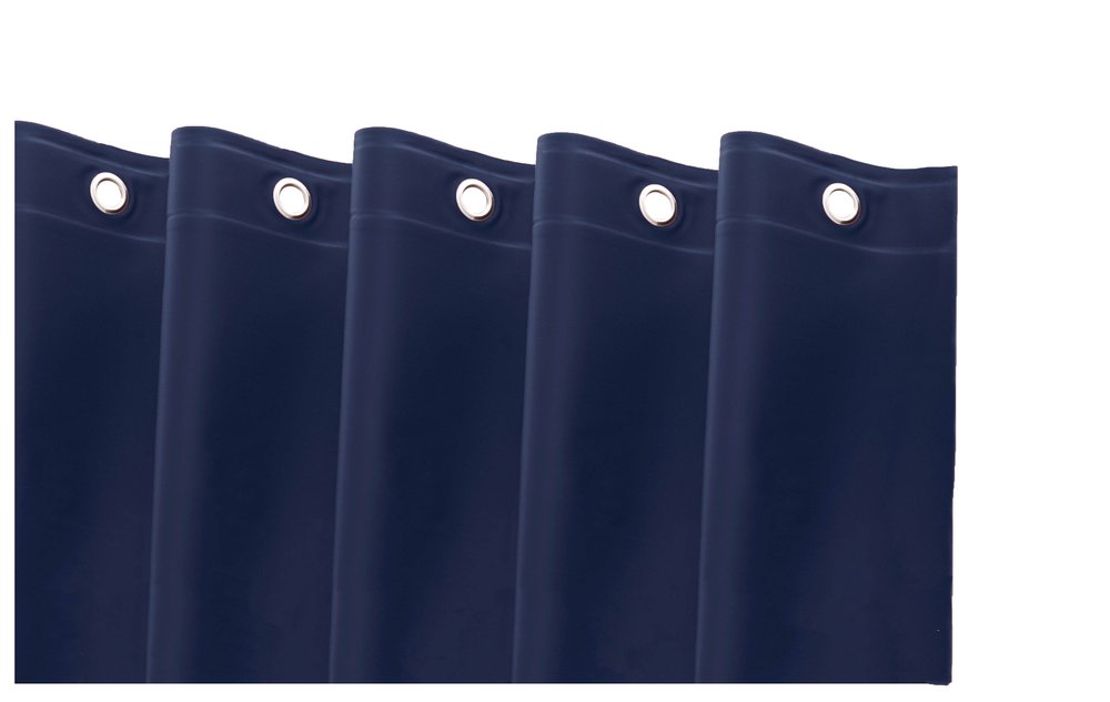 72" White Vinyl Shower Curtain Liner