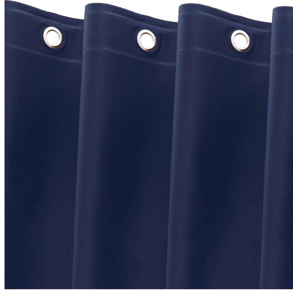 72" White Vinyl Shower Curtain Liner