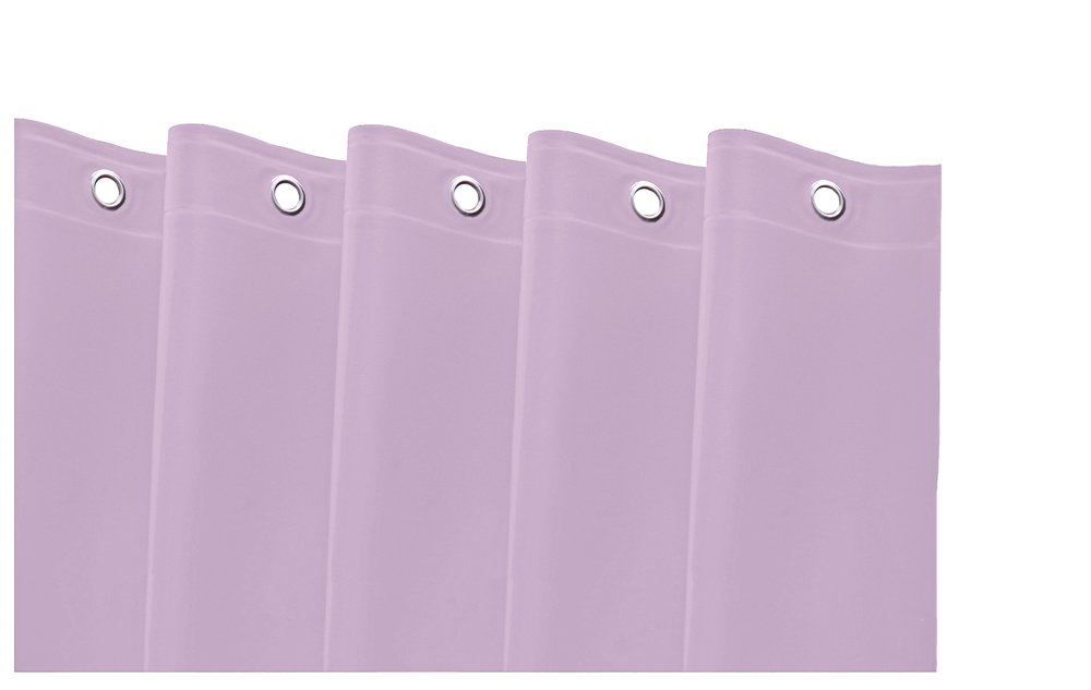 72" White Vinyl Shower Curtain Liner