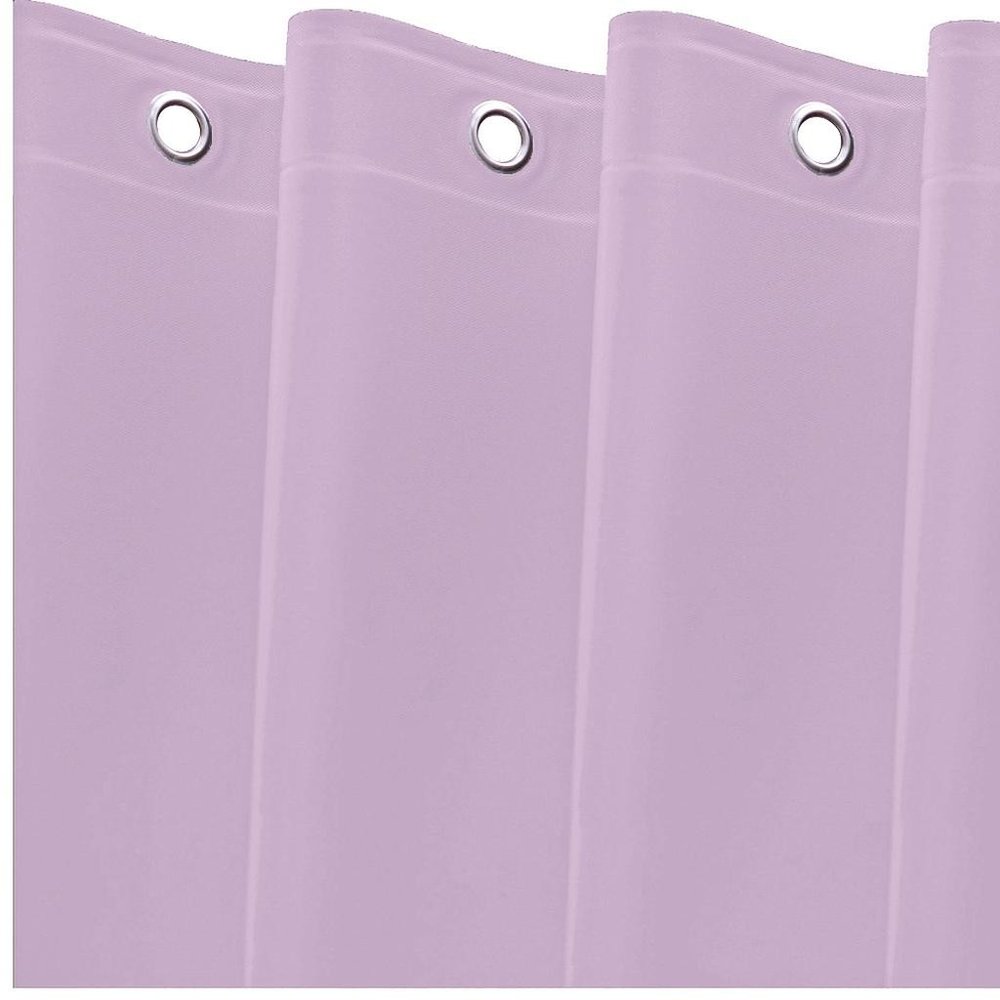 72" White Vinyl Shower Curtain Liner
