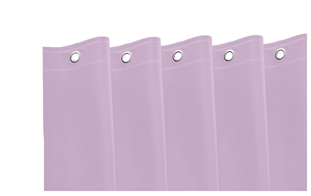 72" White Vinyl Shower Curtain Liner