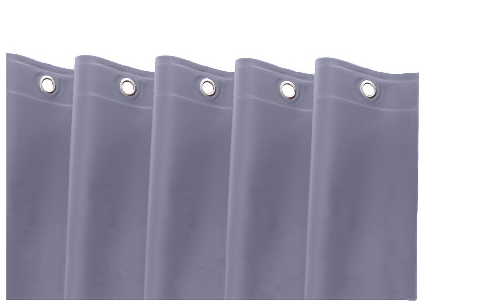 72" White Vinyl Shower Curtain Liner
