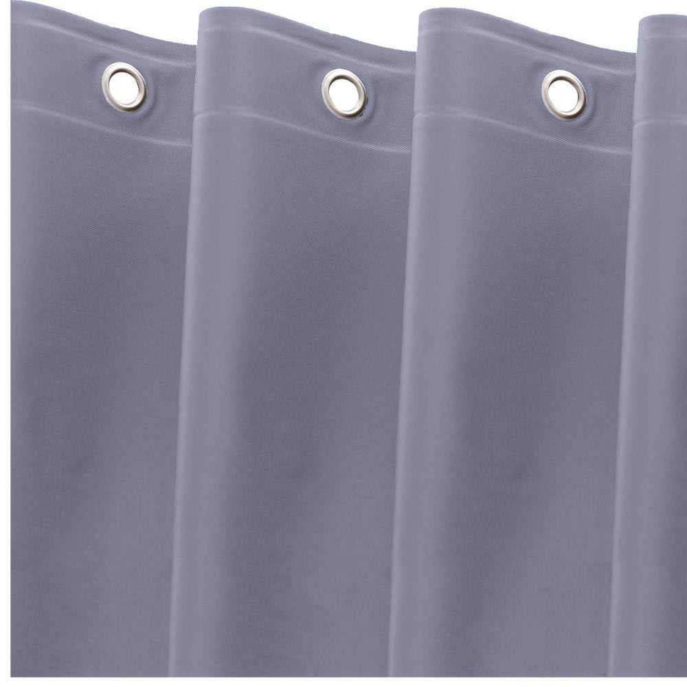 72" White Vinyl Shower Curtain Liner