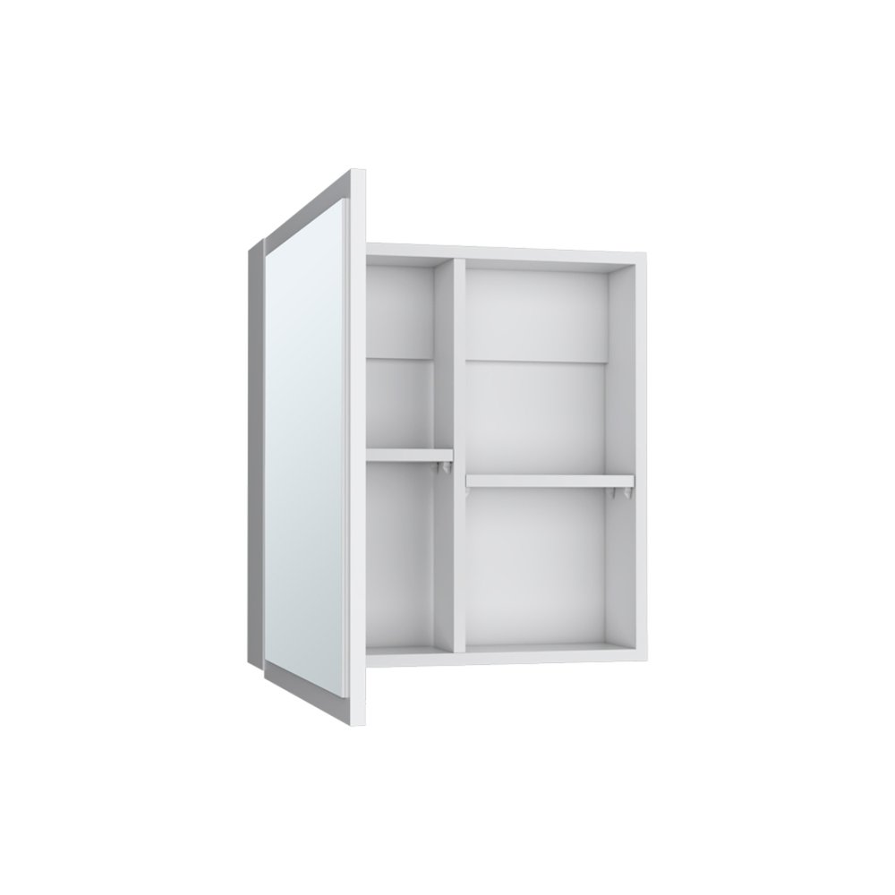 20" White Wood Floating Bathroom Vanity