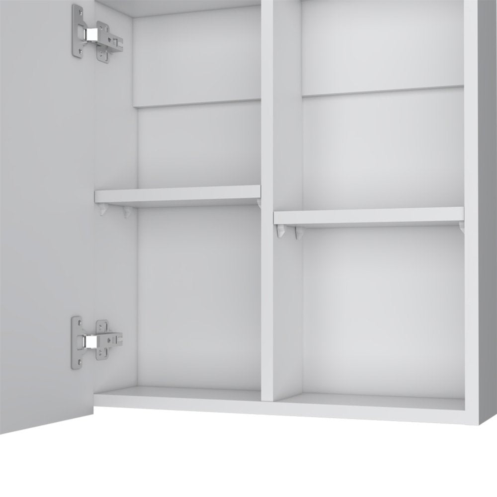 20" White Wood Floating Bathroom Vanity
