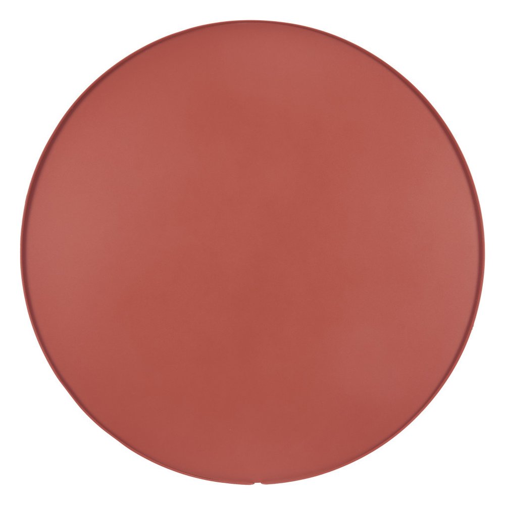 29" Terra Cotta Rounded Aluminum Outdoor Coffee Table