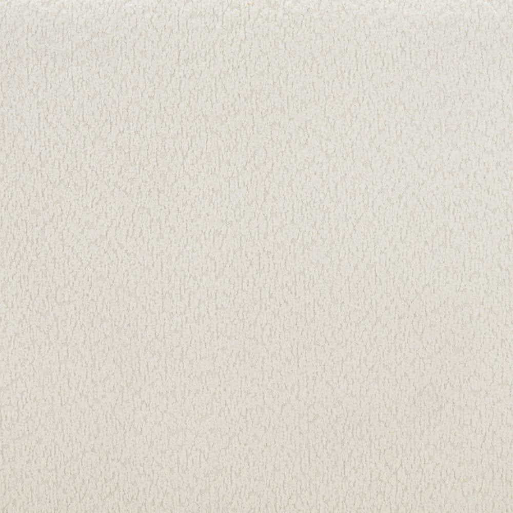 29" Ivory Faux Shearling And Upholstered Side Chair