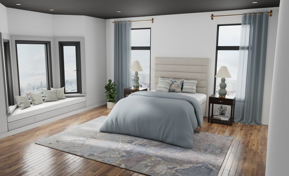 9' X 12' Ivory Taupe And Green Abstract Hand Tufted Distressed Area Rug