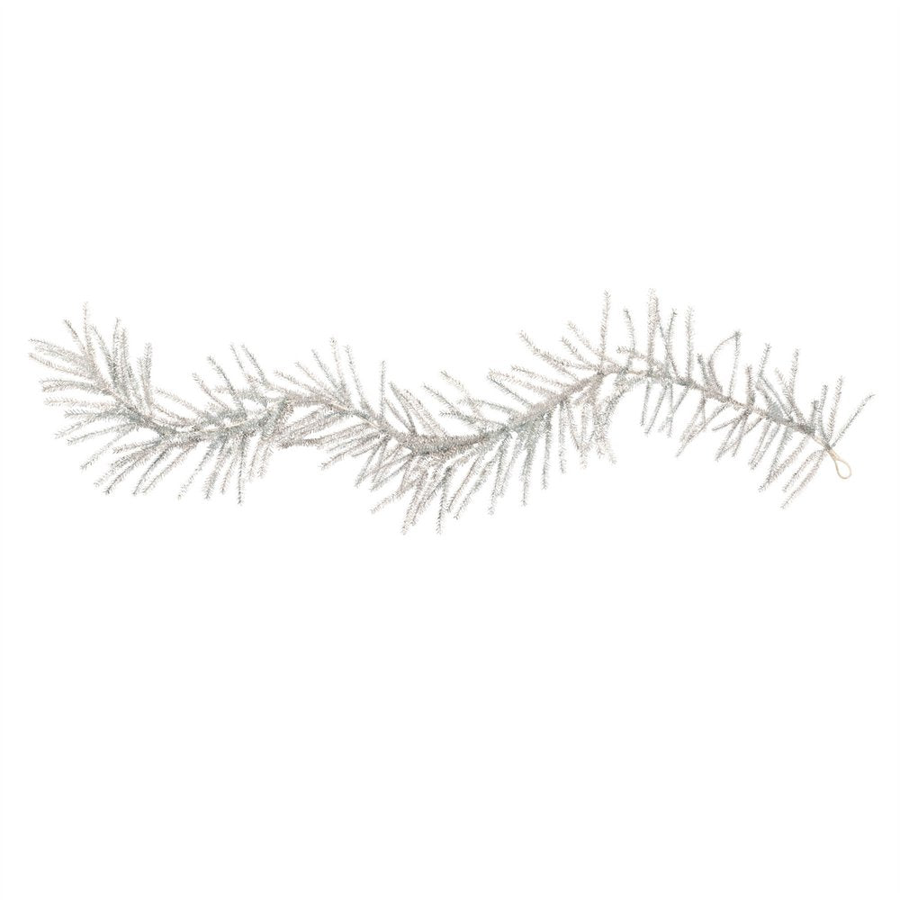 Tinsel Pine Garland 5'L Shatterproof Pick