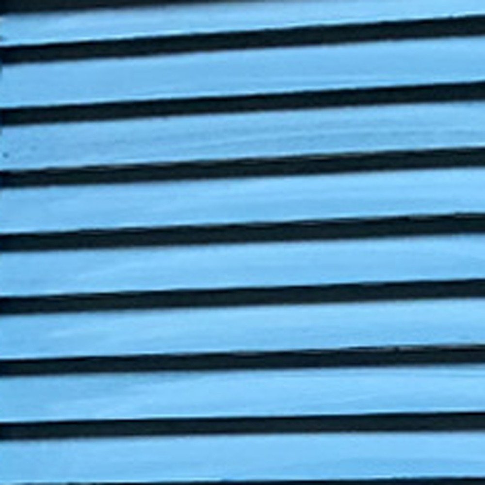 Blue Finish Wood Shutter 3 Panel Room Divider Screen