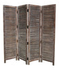 80 X 84 Brown Wood Screen
