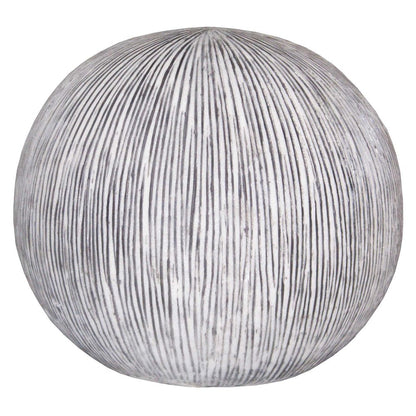 Lámpara de exterior con acabado acanalado de arenisca de 1 x 16 x 14 - Bola