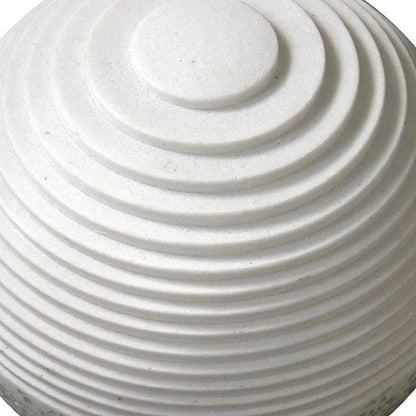 Piedra de jardín de arenisca blanca de 12"