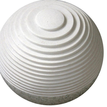 Piedra de jardín de arenisca blanca de 12"