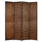 84" X 84" Brown Wood  Screen