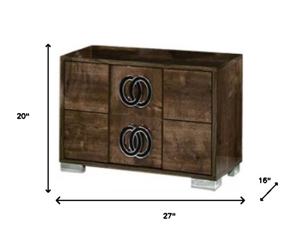 20" Wood Nightstand
