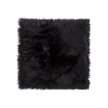 17" X 17" Gray Genuine Sheepskin Chair Pad