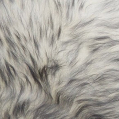 17" X 17" Gray Genuine Sheepskin Chair Pad