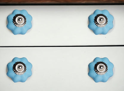 1.5" X 1.5" X 1.5" Pink Silver Asnd Red Knobs 12 Pack