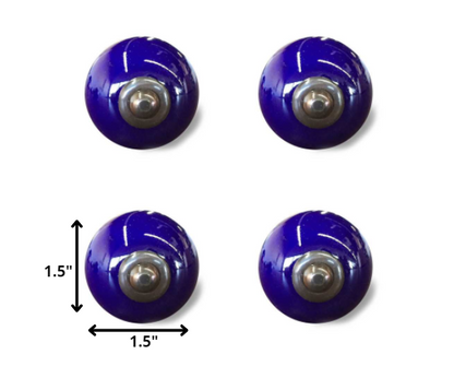 Set of Twelve Ceramic Drawer Pull Knobs