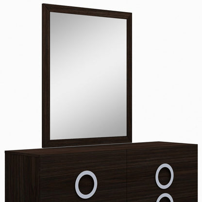 Cómoda gris refinada de 31" de alto brillo