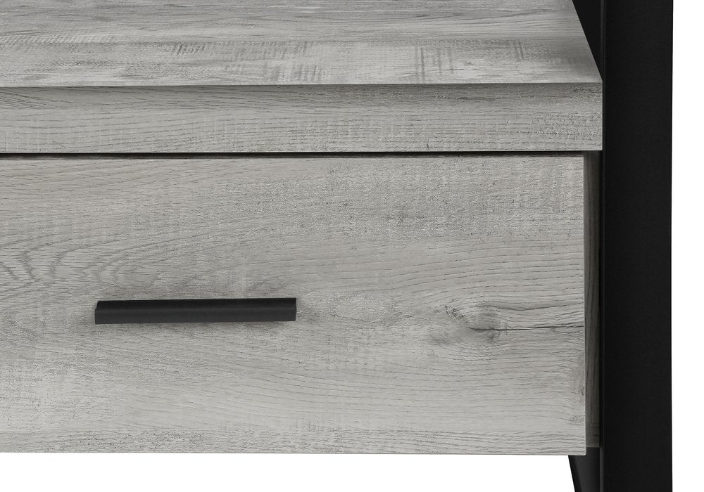 59" Brown and Black Cabinet Enclosed Storage TV Stand