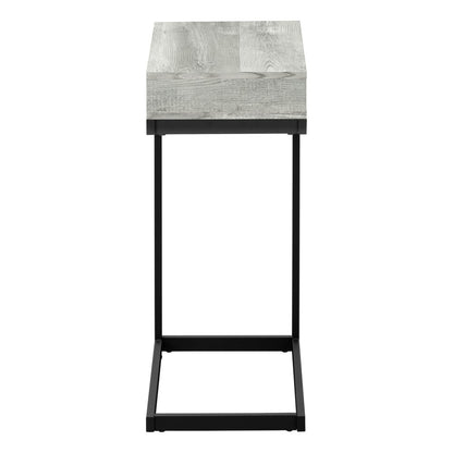 10.25" X 15.75" X 24.5" Cappuccino Finish And Gold Laminated Drawer Accent Table