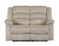 Two Piece Indoor Beige Microsuede Five Person Seating Set
