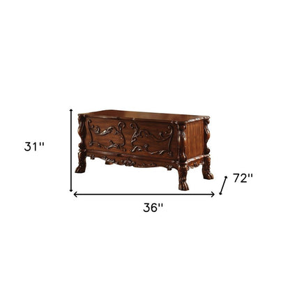 72" Brick Red Solid Manufactured Wood and Solid Wood Executive Desk With Five Drawers
