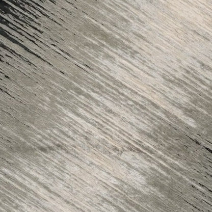 9' X 13' Silver And Gray Abstract Area Rug