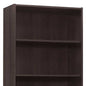 Librería ajustable de madera capuchino de 71"