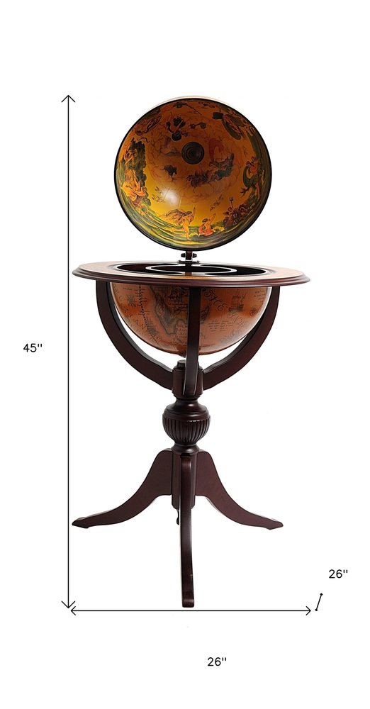 Barra de globo de 26" x 26" x 45" con 3 patas