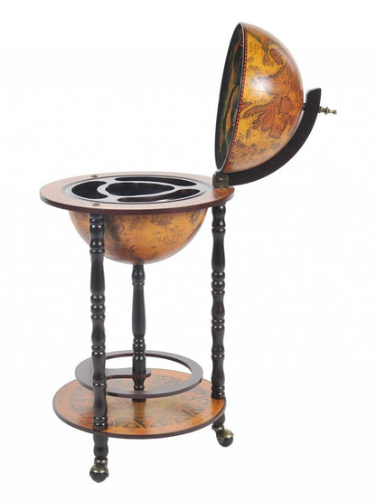Mesa de bar Globe de 43 x 43 x 89 cm, 330 mm, 4 patas, color rojo