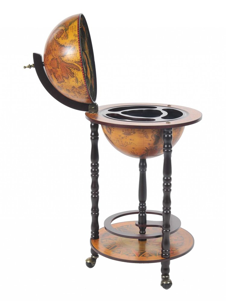 Mesa de bar Globe de 43 x 43 x 89 cm, 330 mm, 4 patas, color rojo