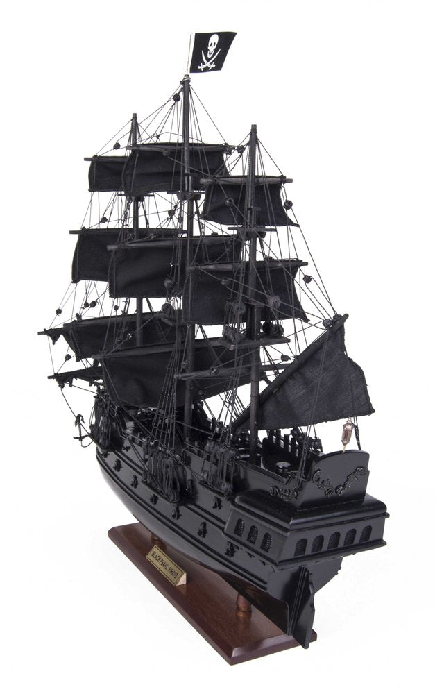 Barco pirata de la Perla Negra de 6,5" x 20" x 19"