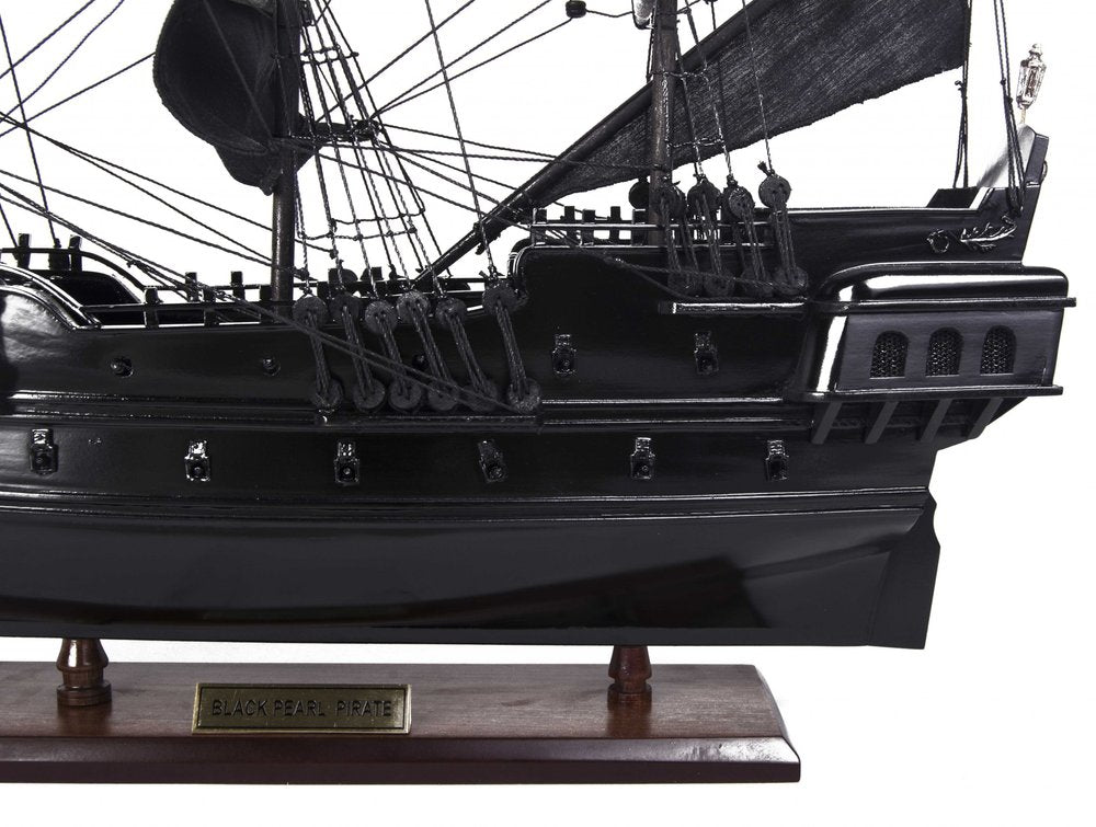 Barco pirata de la Perla Negra de 6,5" x 20" x 19"