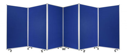 212 X 1 X 71 Green Metal 6 Panel Screen