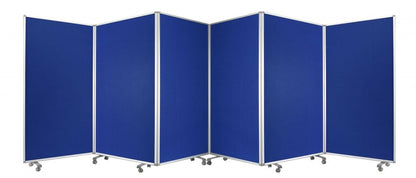 212 X 1 X 71 Green Metal 6 Panel Screen